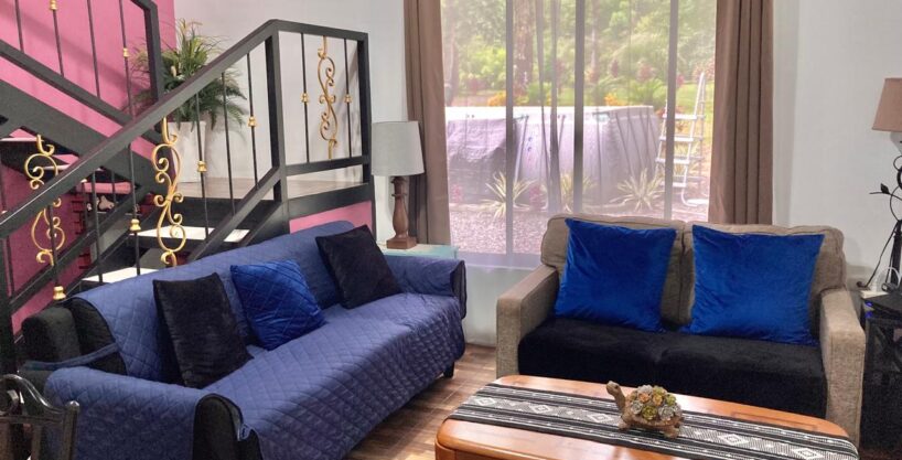 la fortuna costa rica real estate arenal volcano hot springs prime location airbnb income property with river