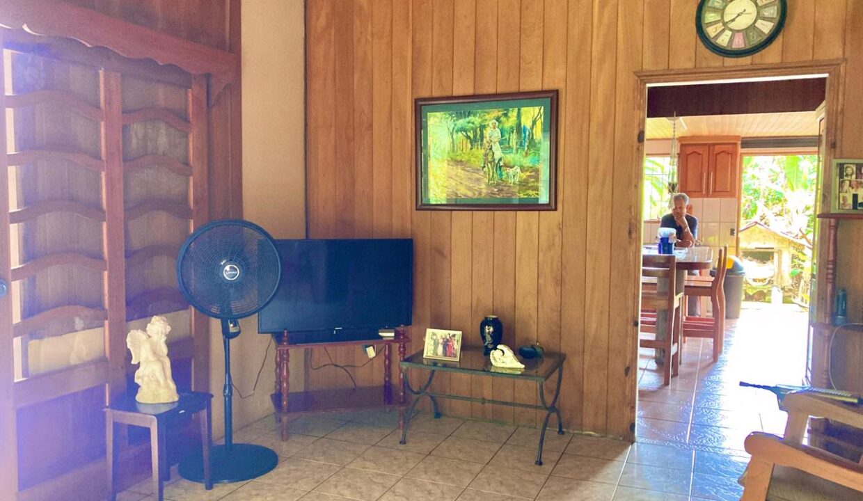 Living Room with TV – La Fortuna Costa Rica Real Estate for Sale