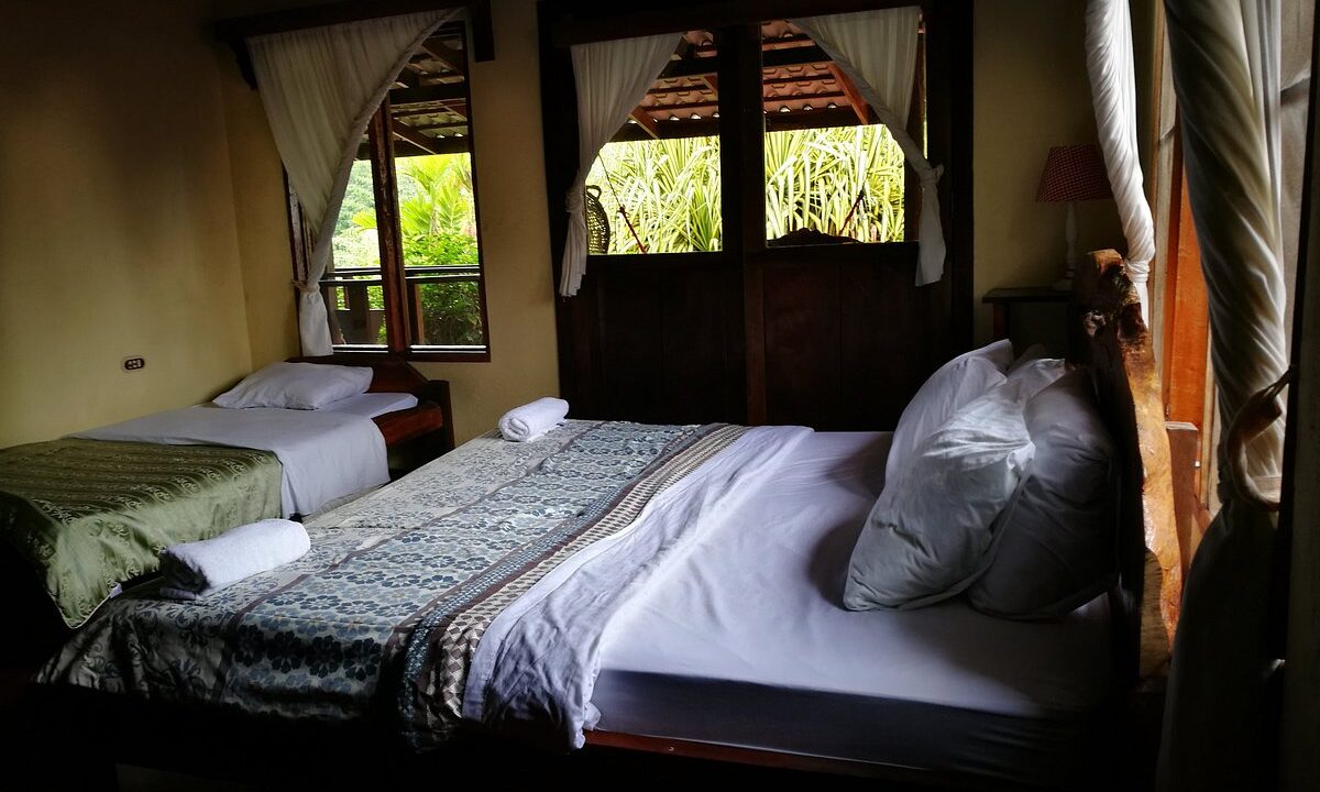 income property hotel ecolodge for sale la fortuna costa rica real estate arenal volcano hot springs premaculture river mountain waterfall for sale