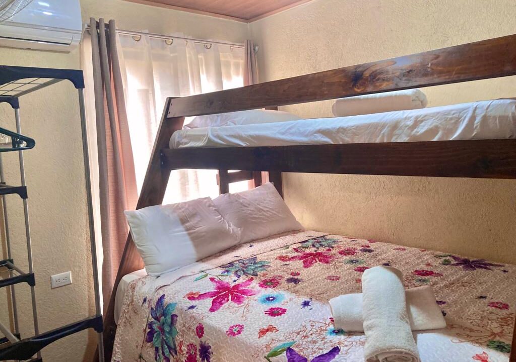Bedroom in Furnished Rental Home in La Fortuna Costa Rica Near Arenal Volcano