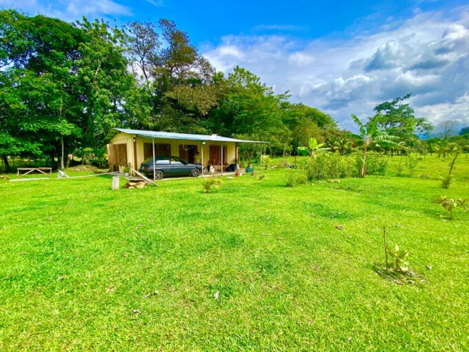 Private concrete house for sale in Chachagua near La Fortuna, Costa Rica, surrounded by lush nature