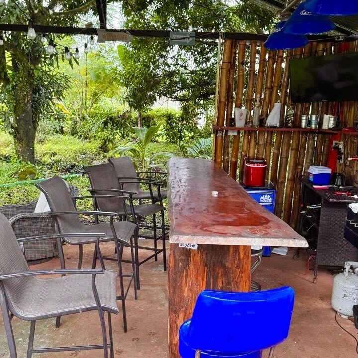 Outdoor Bar and Entertainment Area - Chachagua Property Costa Rica