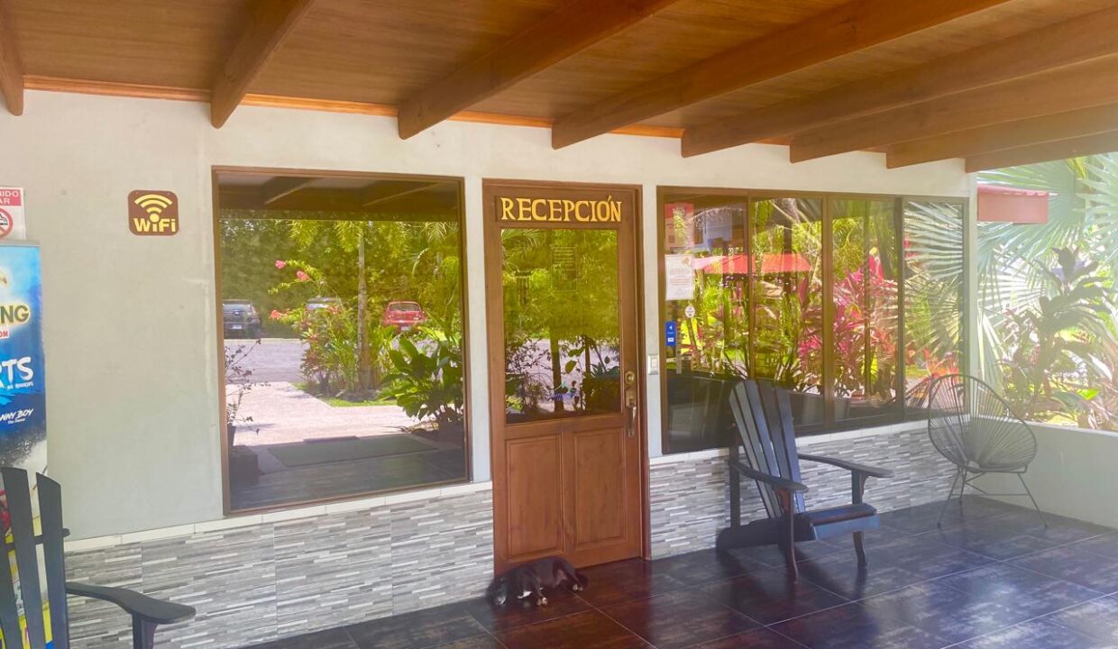  Hotel reception view in La Fortuna near Arenal Volcano - Tropical Glow