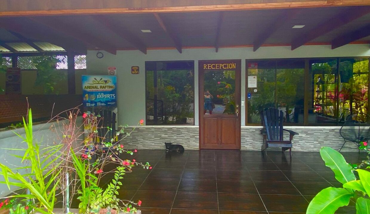 reception house of hotel for sale la fortuna real estate