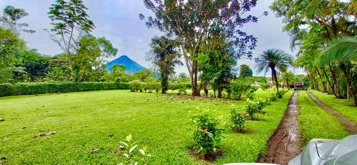 Tropical Glow Gated La Fortuna investment property with Arenal Volcano view near waterfall and hot springs
