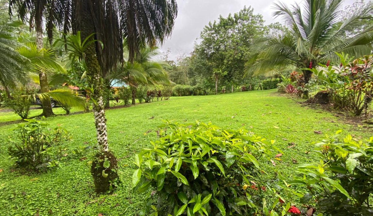 Well-maintained garden space perfect for glamping or eco-lodge development near Arenal Volcano