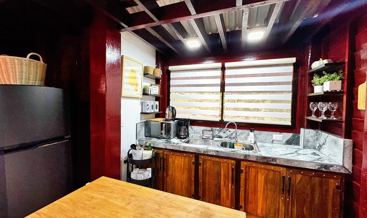 La Fortuna Costa Rica real estate with stylish kitchen and quality finishes. Fully furnished home with nature setting near Ciudad Quesada.